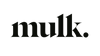 Black logo 'mulk.' on a transparent background